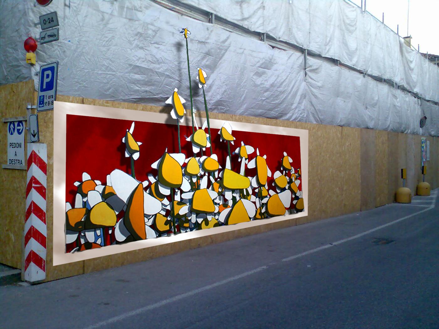 "Nuova vita alla palizzata"- di Daniele Misani con Streeartpiù "Nuova vita alla palizzata"- di Daniele Misani con Streeartpiù