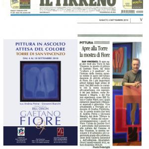 LISTENING PAINTING, WAITING FOR THE COLOR - Torre di San Vincenzo - Livorno