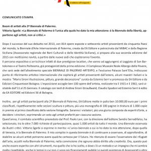 2° Biennale Internazionale d'Arte di Palermo 2015