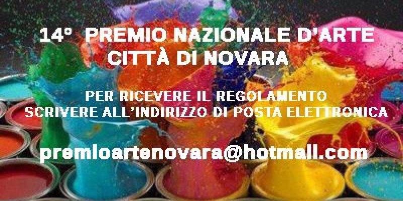 SAVE THE DATE: IL 19 OTTOBRE 2014 SCADONO LE ISCRIZIONI PREMIO NAZIONALE D’ARTE CITTA’ DI NOVARA SAVE THE DATE: IL 19 OTTOBRE 2014 SCADONO LE ISCRIZIONI PREMIO NAZIONALE D’ARTE CITTA’ DI NOVARA