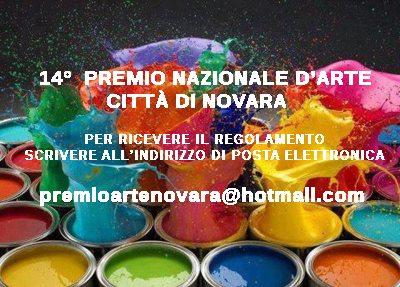 SAVE THE DATE: IL  19 OTTOBRE 2014 SCADONO LE ISCRIZIONI  PREMIO NAZIONALE D’ARTE CITTA’ DI NOVARA