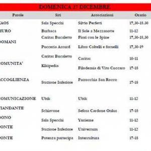 FESTA DELLA PAROLA: IL VIANDANTE (a cura Sefora Cardone Onlus): 27 dicembre 2015, "Schiavone Abbigliamento" (ore 17,00/18,00 - V. Due Torri, n° 35/37, Potenza) - 28 dicembre 2015, "Libreria Senza Nome" (ore 17,00/18,00 - V. Due Torri n° 36). FESTA DELLA PAROLA: IL VIANDANTE (a cura Sefora Cardone Onlus): 27 dicembre 2015, "Schiavone Abbigliamento" (ore 17,00/18,00 - V. Due Torri, n° 35/37, Potenza) - 28 dicembre 2015, "Libreria Senza Nome" (ore 17,00/18,00 - V. Due Torri n° 36).