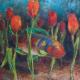 Fish in tulips