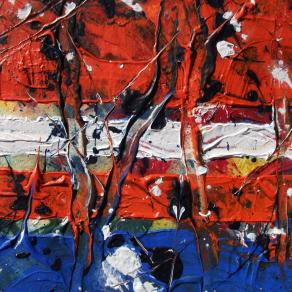 Orange colourfields 1 (detail)