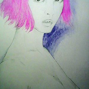 N 41 Biro fucsia , verde e blu