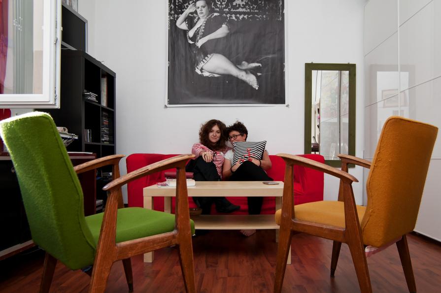 Sara e Ambra insieme e conviventi 