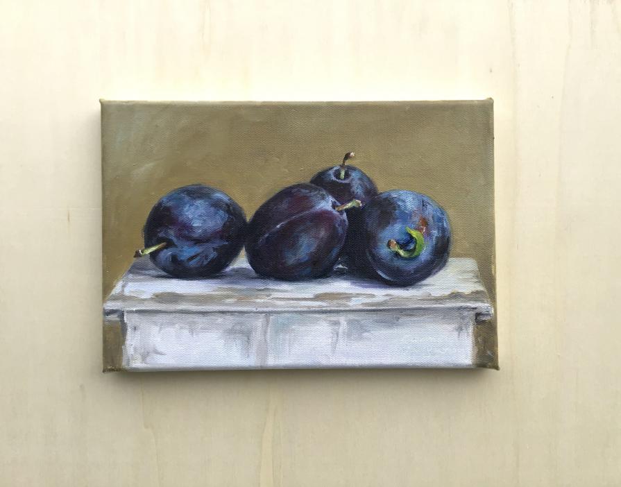 Prugne olio su tela 30 x 20 cm