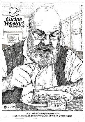 Cartolina dalle Cucine Popolari. UN AMICO SINCERO -CATALANO FRANCO wwwBE