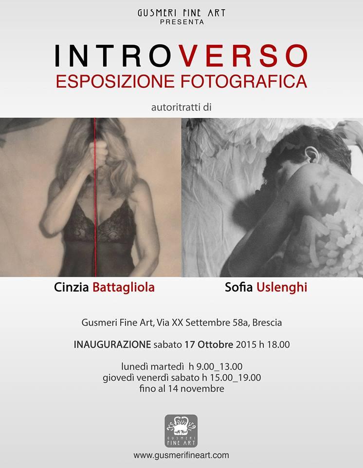 "INTRO VERSO" Esposizione fotografica presso la Galleria Gusmeri Fine Art a Brescia