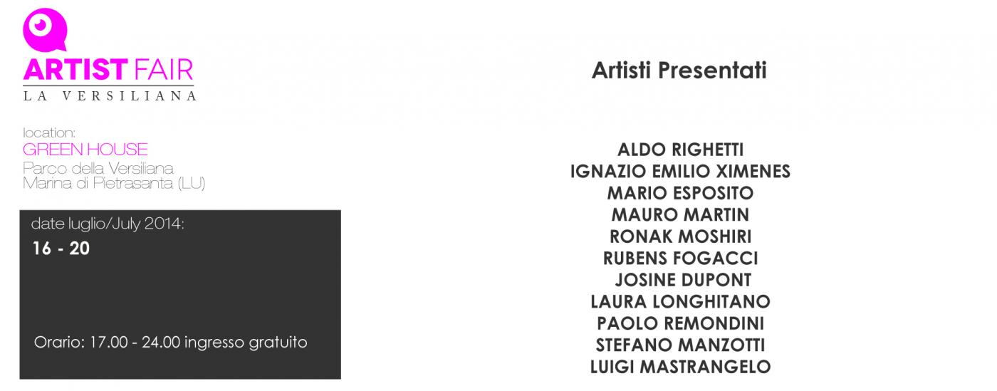 Artist Fair - The Marina di Pietrasanta in Versilia! 