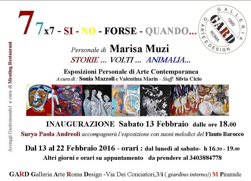 77x7 - SI - NO - FORSE - QUANDO… “ Storie…Volti…Animalia” 77x7 - SI - NO - FORSE - QUANDO… “ Storie…Volti…Animalia”