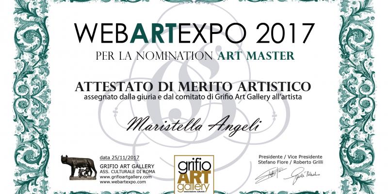 “Attestato di Merito Artistico”! “Attestato di Merito Artistico”!