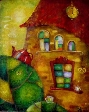 bere il tè lentamente