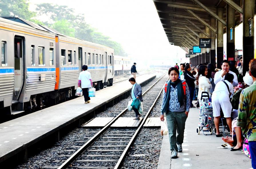 Travelling to Kanchanaburi - Thailand