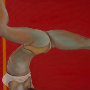 pole dancer -red
