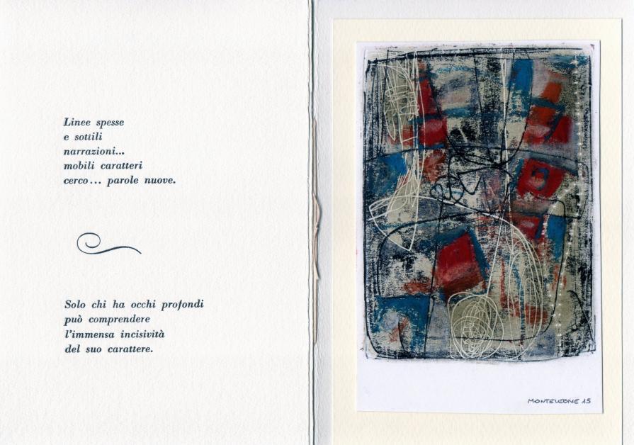 Omaggio a G.B. Bodoni - ed.Pulcinoelefante n°9509 - settembre 2015 - testi di Grazia De Cesaris e Patrizia Tezè - opera di Massimo Monteleone 