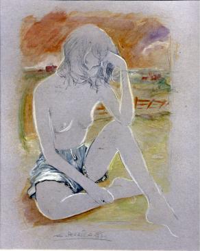 1995-Sul prato-T. mista-21x28