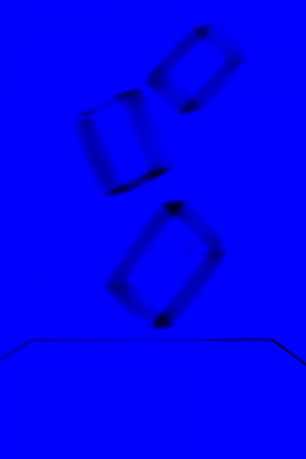 rettangoli rotolanti nel blue