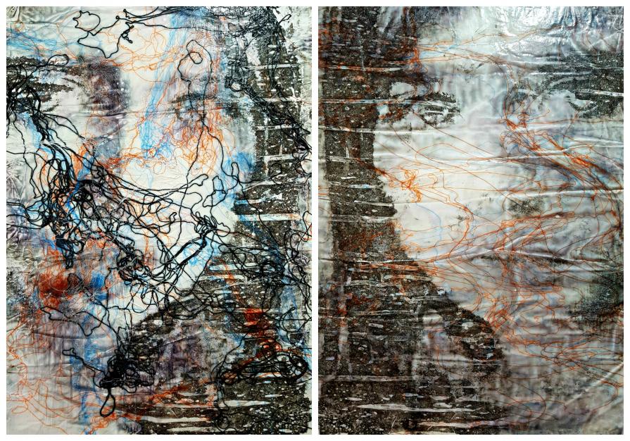 The rain and the sun (n.343) - diptych