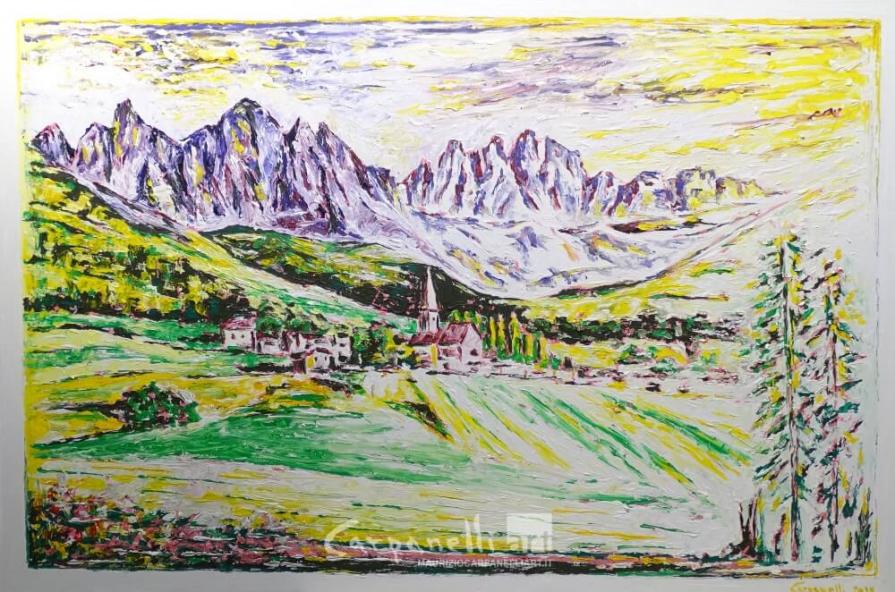 Scenario dolomitico estivo