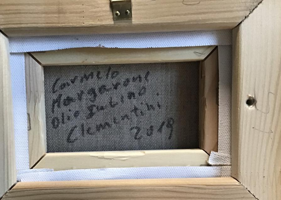 Clementini Olio su lino 20 x 15 cm