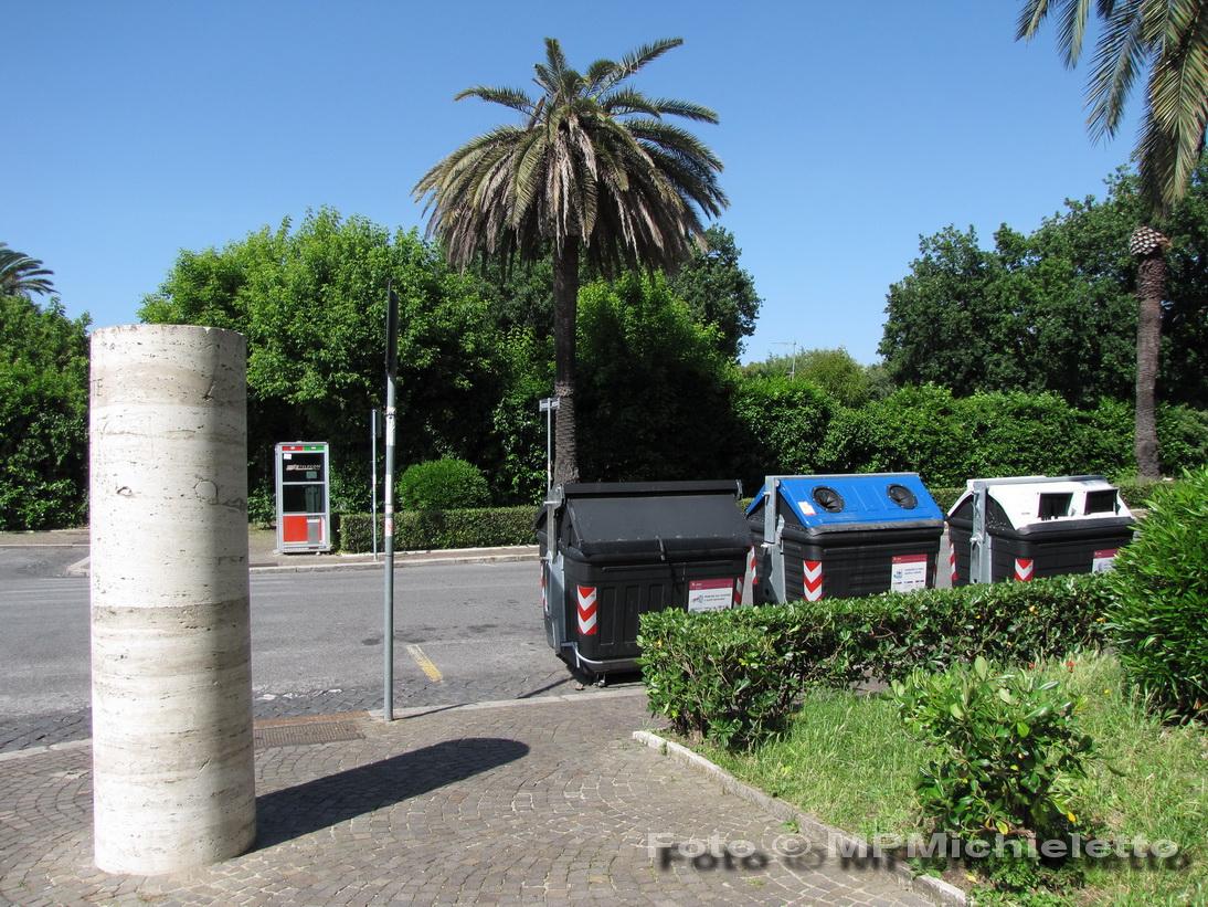 Eur, Cippi di confine