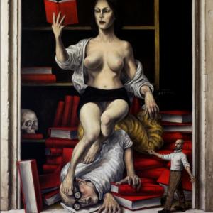 IL RISVEGLIO DEL PITTORE tra arte e kitsch  opere di David Dalla Venezia