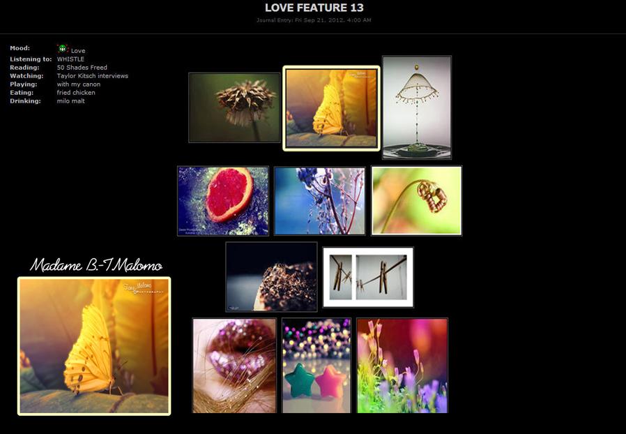 Love Feature 13 Journal Compilation