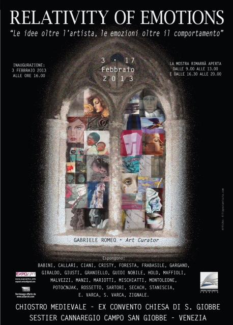 INVITO -  Iª MOSTRA D'ARTE COREUTICA DI VENEZIA - RELATIVITY OF EMOTIONS