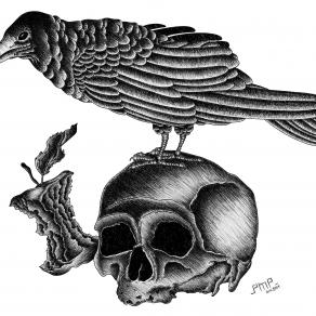 Crow and Skull