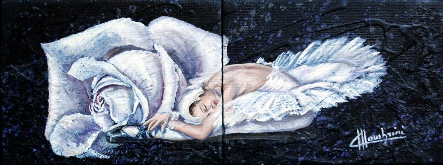 la ballerina e la rosa