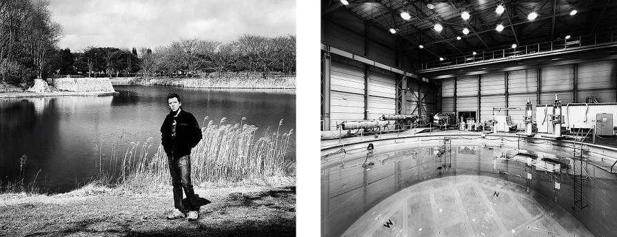 Julian in Air Force Jacket & Weightless Training Environment, JAXA