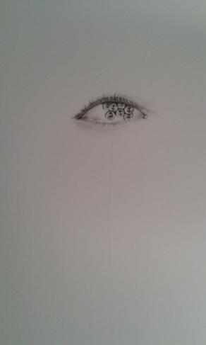 Acqua santiera - Tecnica mista mista su carta 2015