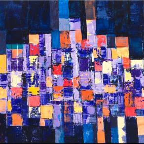 Sara Swati (Germania) - Cocooning - acrilico tela - 70 x 50 