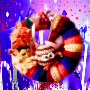 # CORONA NATALIZIA AMIGURUMI 52