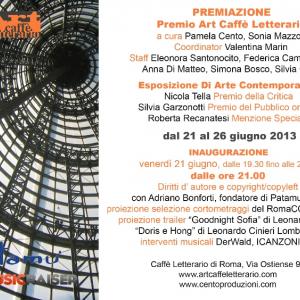 Premio art caffè letterario