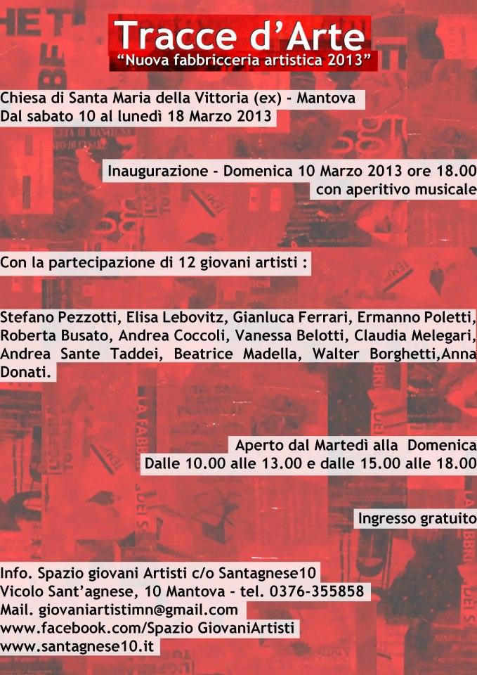 Tracce d'Arte - Nuova Fabbriceria Artistica 2013