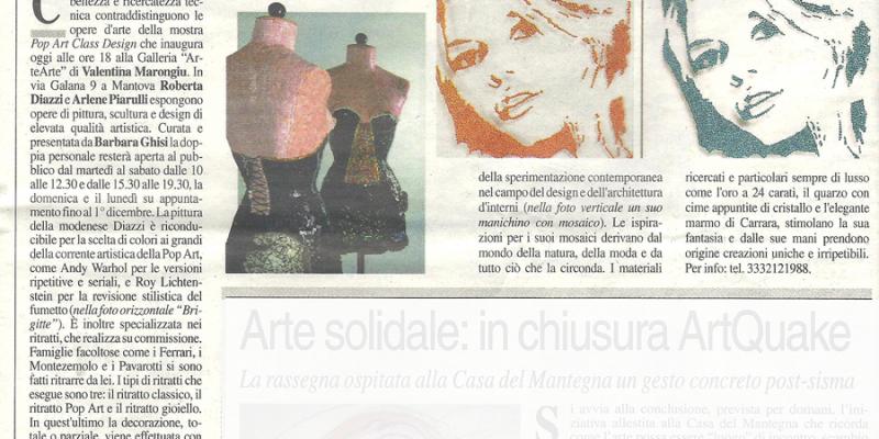 POP ART CLASS DESIGN alla ARTEARTE a MANTOVA