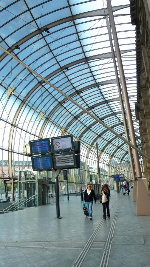 En gare de Strasbourg