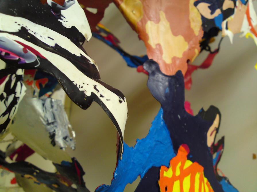 PAINTING WITHOUT SUPPORT three-dimensional 1 ( DETAIL ) 