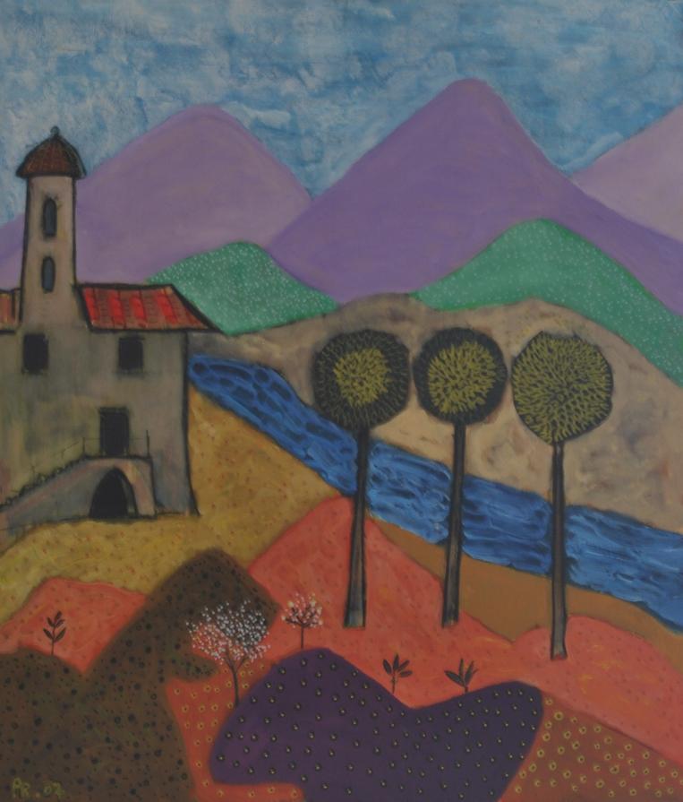 tre  pini e  una  casetta