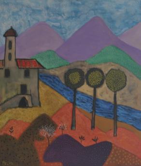 tre  pini e  una  casetta