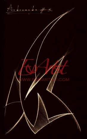 Andromeda - Studio per scultura cubofuturista Andromeda - Studio per scultura cubofuturista