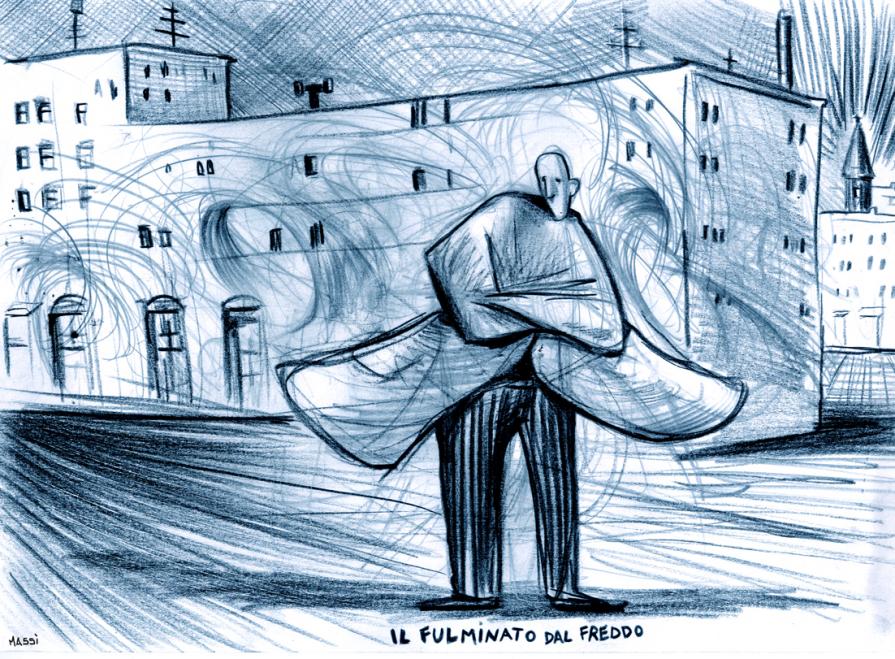 Il fulminato dal freddo