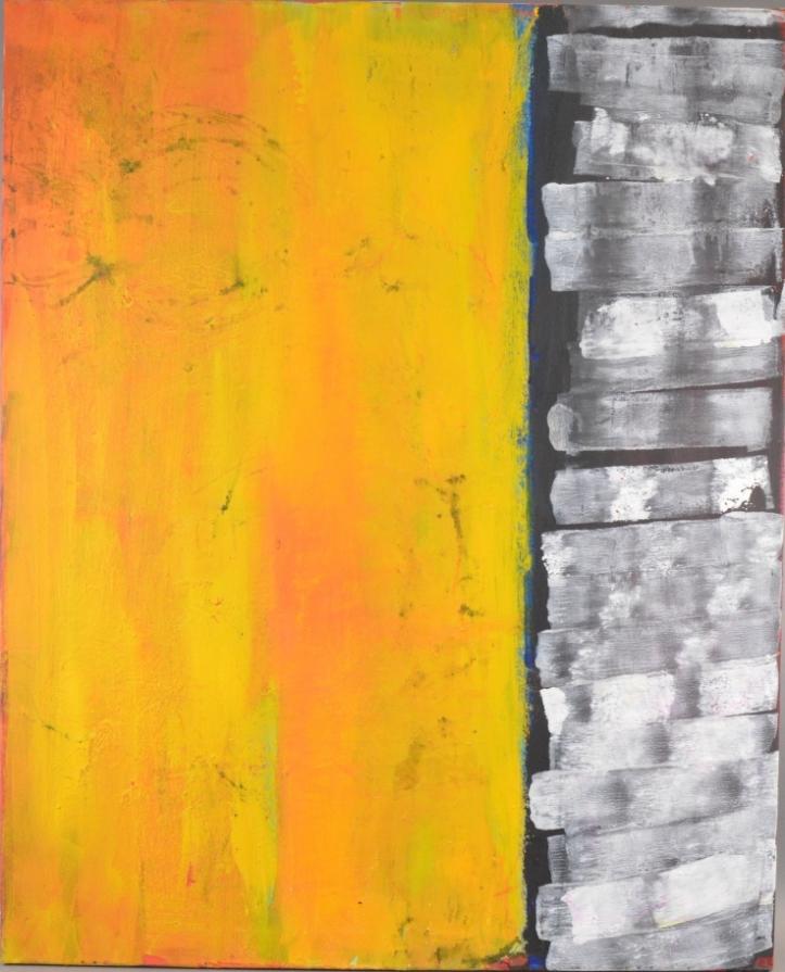 Olivier Steffens – Abstract- olio su tela - 100 x 80