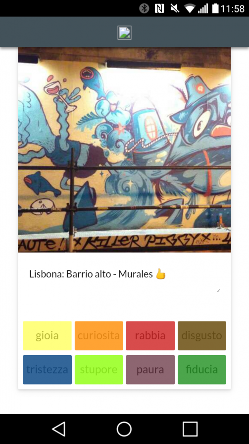 APP image and emotion choice