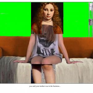 you said your mother was in the business