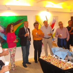 Presentazione della Personale di Nico Van Lucas allo SPAZIO D'ARTE 14