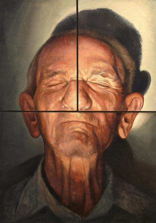 Viejo pintor realista