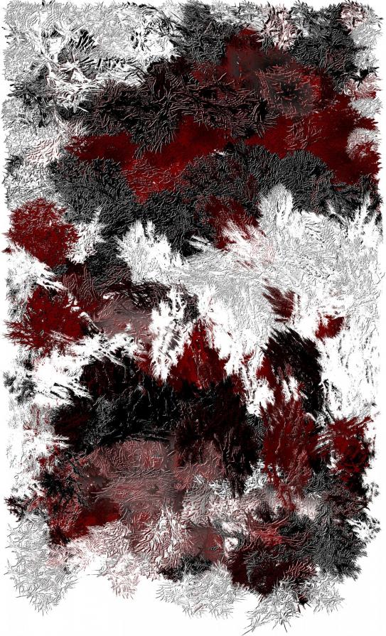 Informale 21 - 2.1.3.9.8.4 - unique edition - digital print on canvas Informale 21 - 2.1.3.9.8.4 - unique edition - digital print on canvas